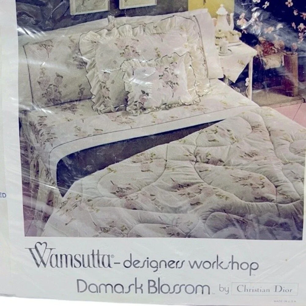 Wamsutta Damask Blossom Pink Floral Sheet